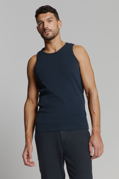 NO-EXCESS blauwe heren t-shirt