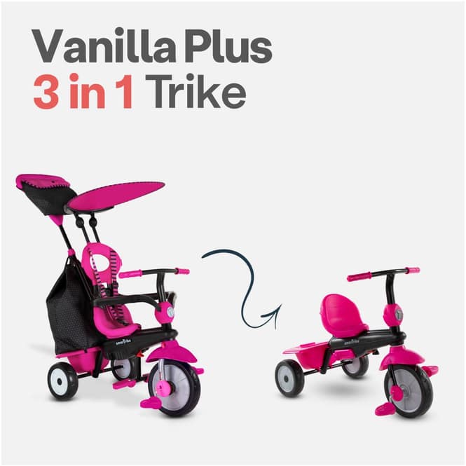 smarTrike Dreirad Vanilla Plus - pink