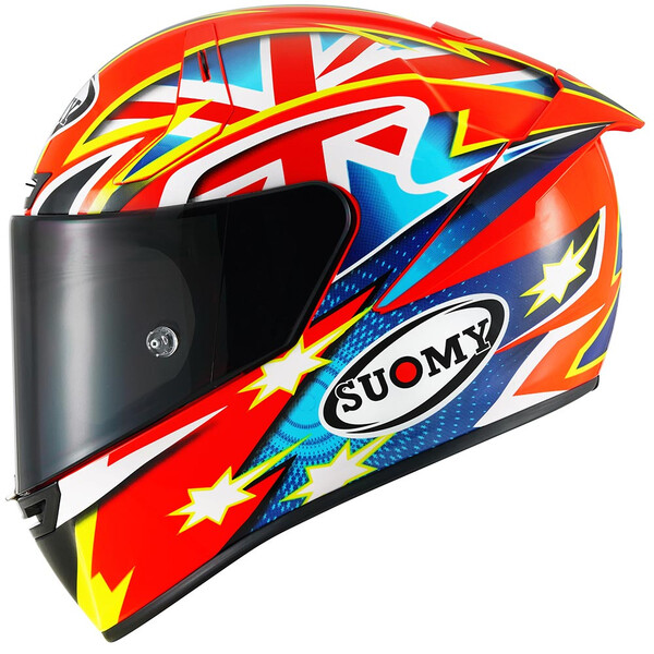 Suomy - Casque SR-GP Evo Glory Race Rouge / Bleu / Jaune