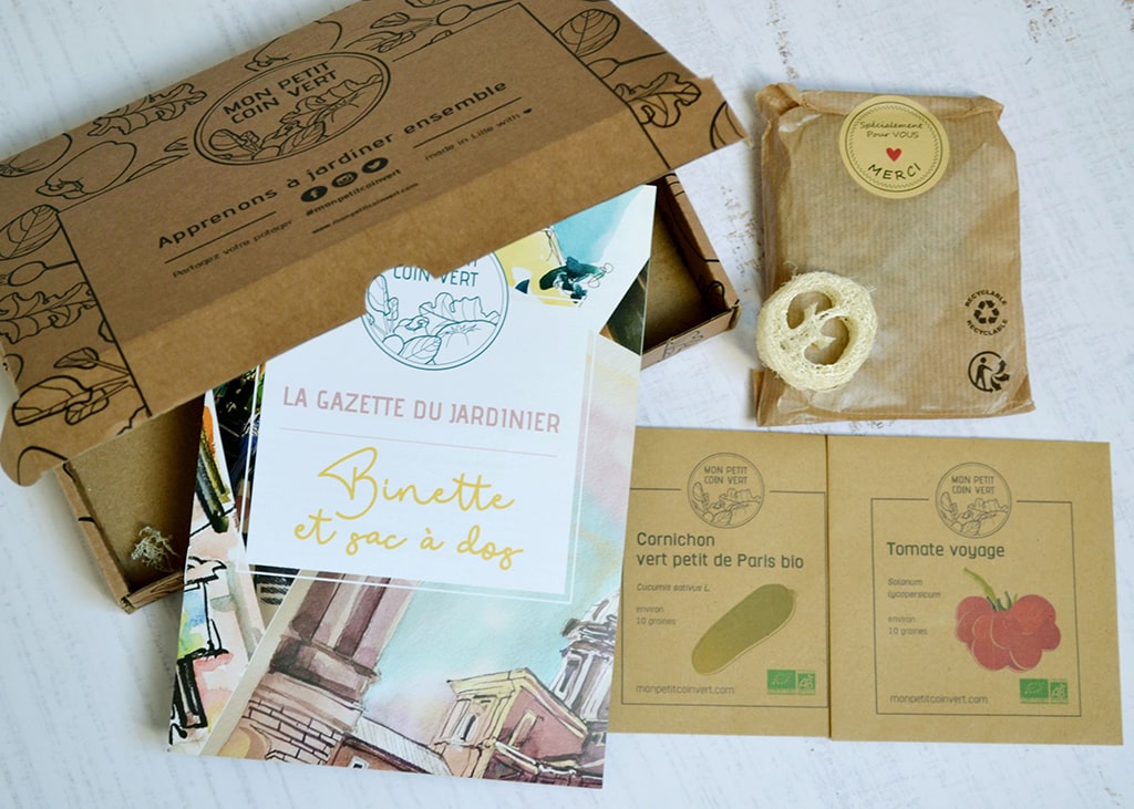 Coffret de jardinage thématique 