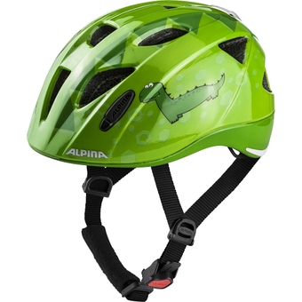 Alpina Ximo Flash Helm Flash Green Dino Gloss Kinder