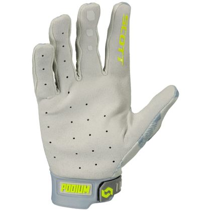 Gants cross Scott PODIUM PRO 2024 - Gris / Jaune