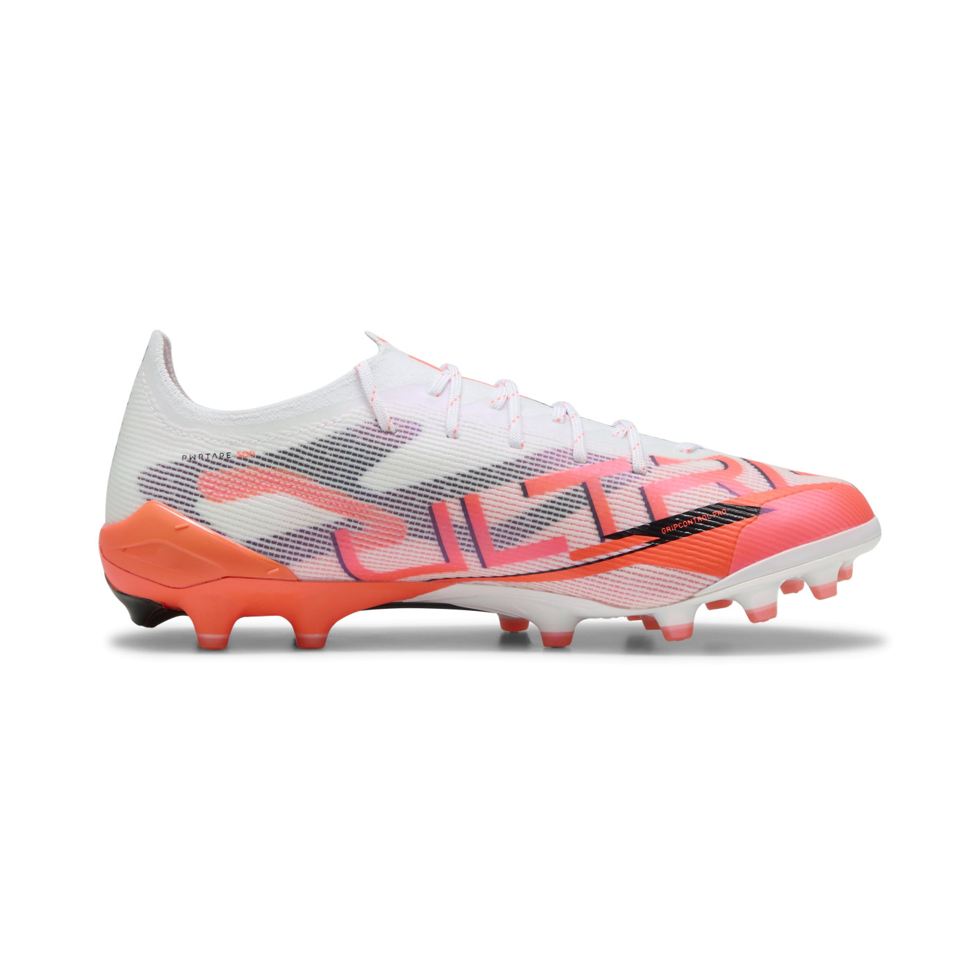 PUMA Ultra 5 Ultimate Kunstgras Voetbalschoenen (AG) Wit Zwart Rood