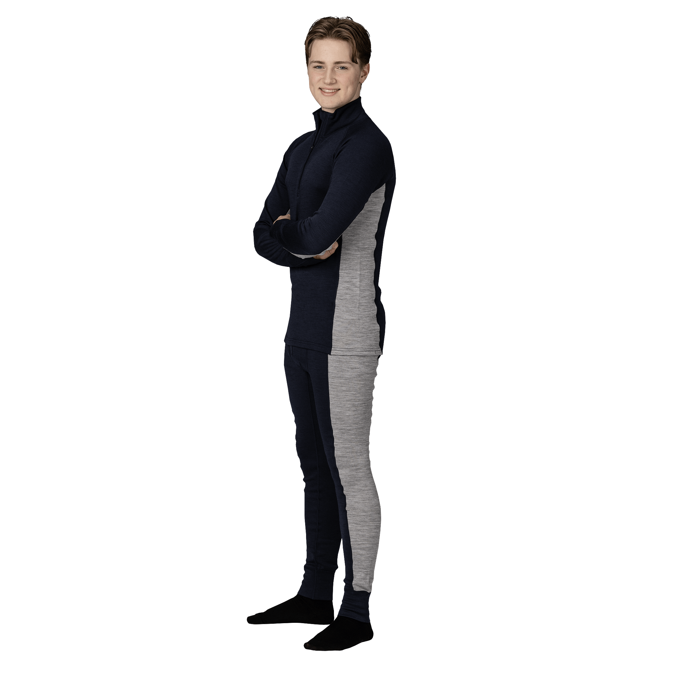 Heldre Myrdal ull halfzip herre - Mellomlag