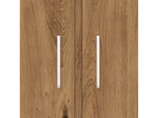 Support d'aquarium chêne artisanal 101x41x58 cm bois ingénierie