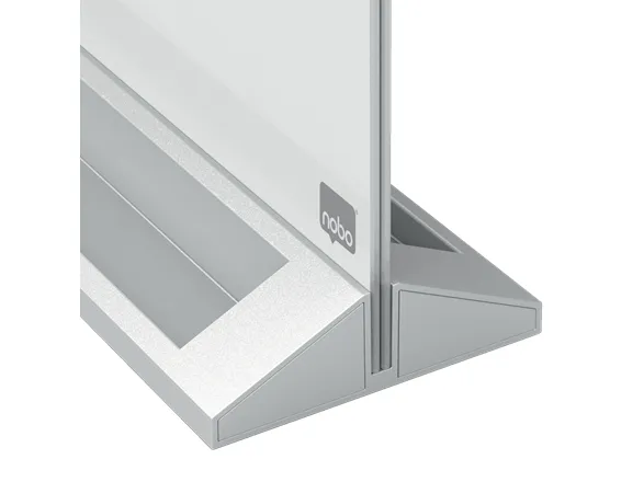 Nobo magnetisk skrivebords whiteboard med glasoverflade 585x447 mm Brilliant hvid