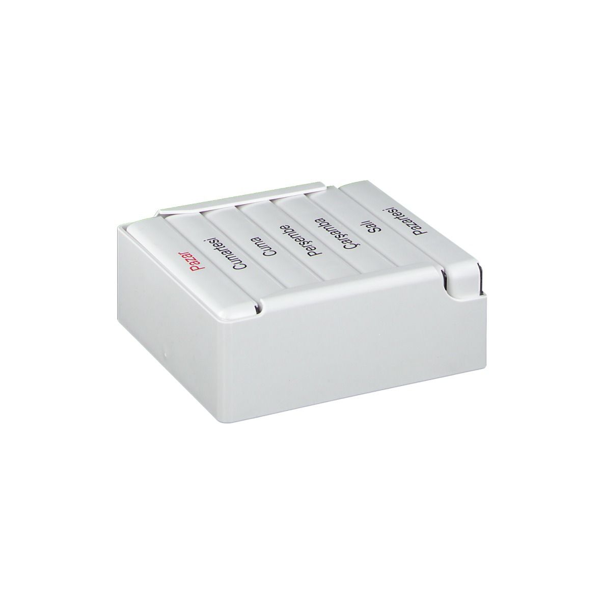 Medi-7® Medikamentendosierer in weiss für 7 Tage türkisch