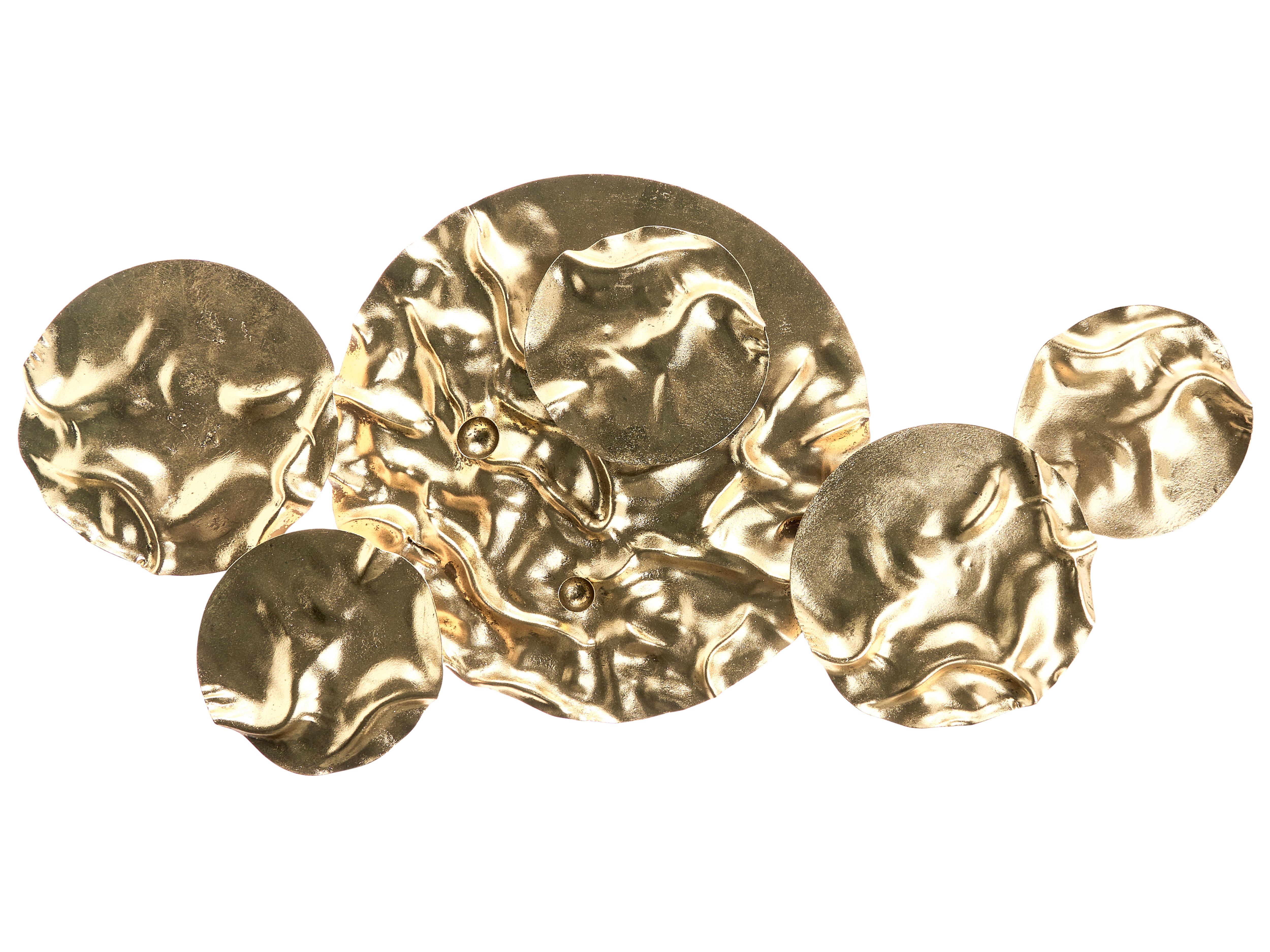 Wanddecoratie CALRY Metaal 43 cm Goud