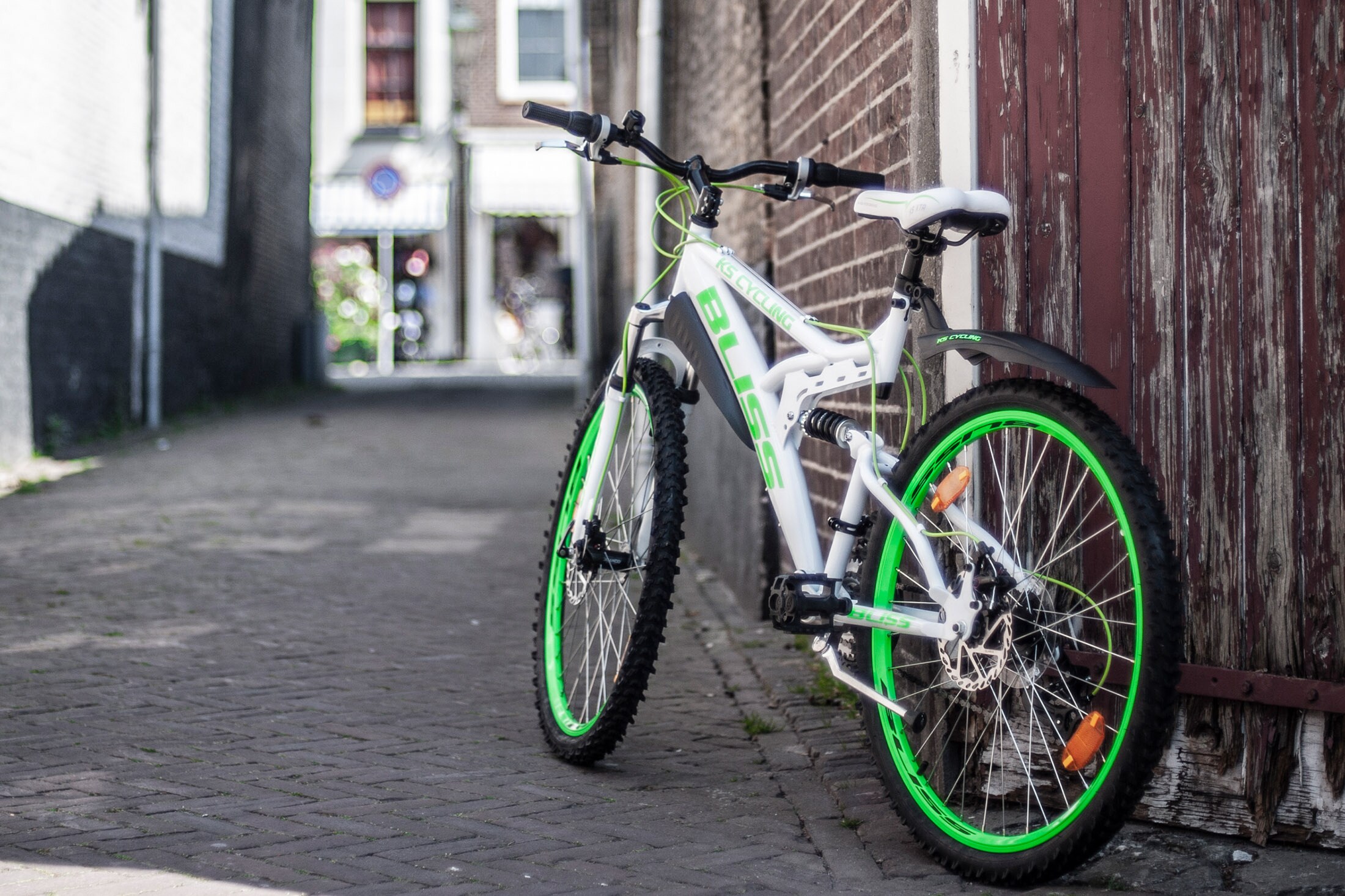 KS Cycling Fully Mountainbike Bliss 26 Zoll weiß-grün