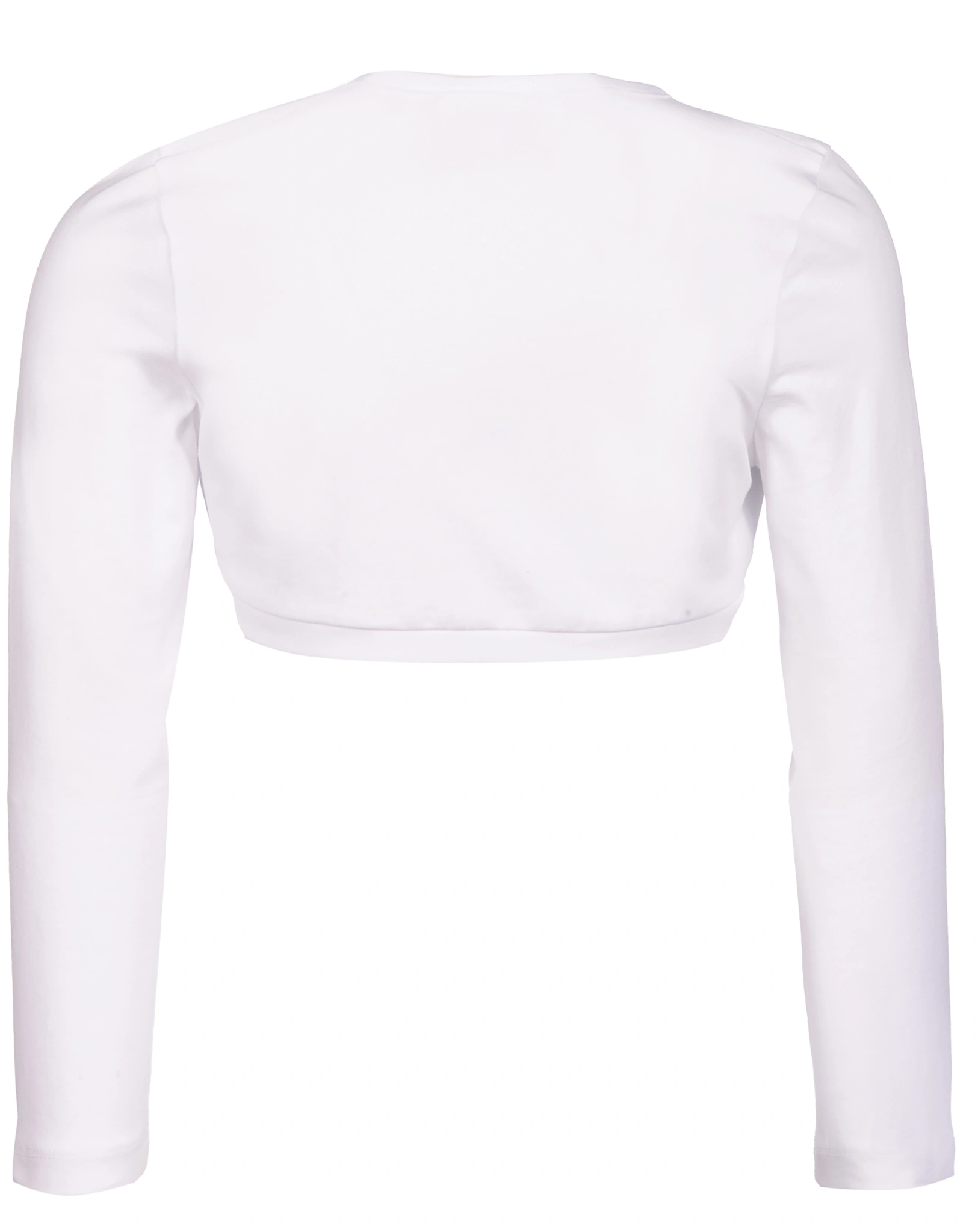 Bolero UNI mit Knopf in weiß