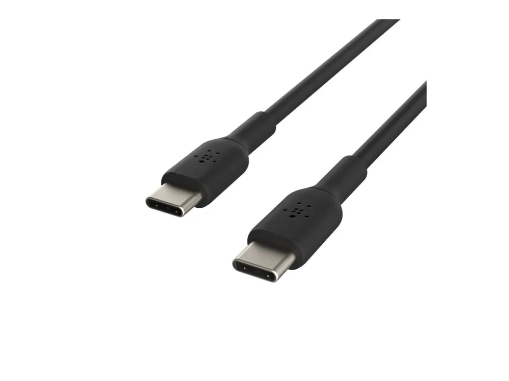 Belkin BoostCharge - USB-kabel - 24 pin USB-C (han) til 24 pin USB-C (han) - 2 m - sort