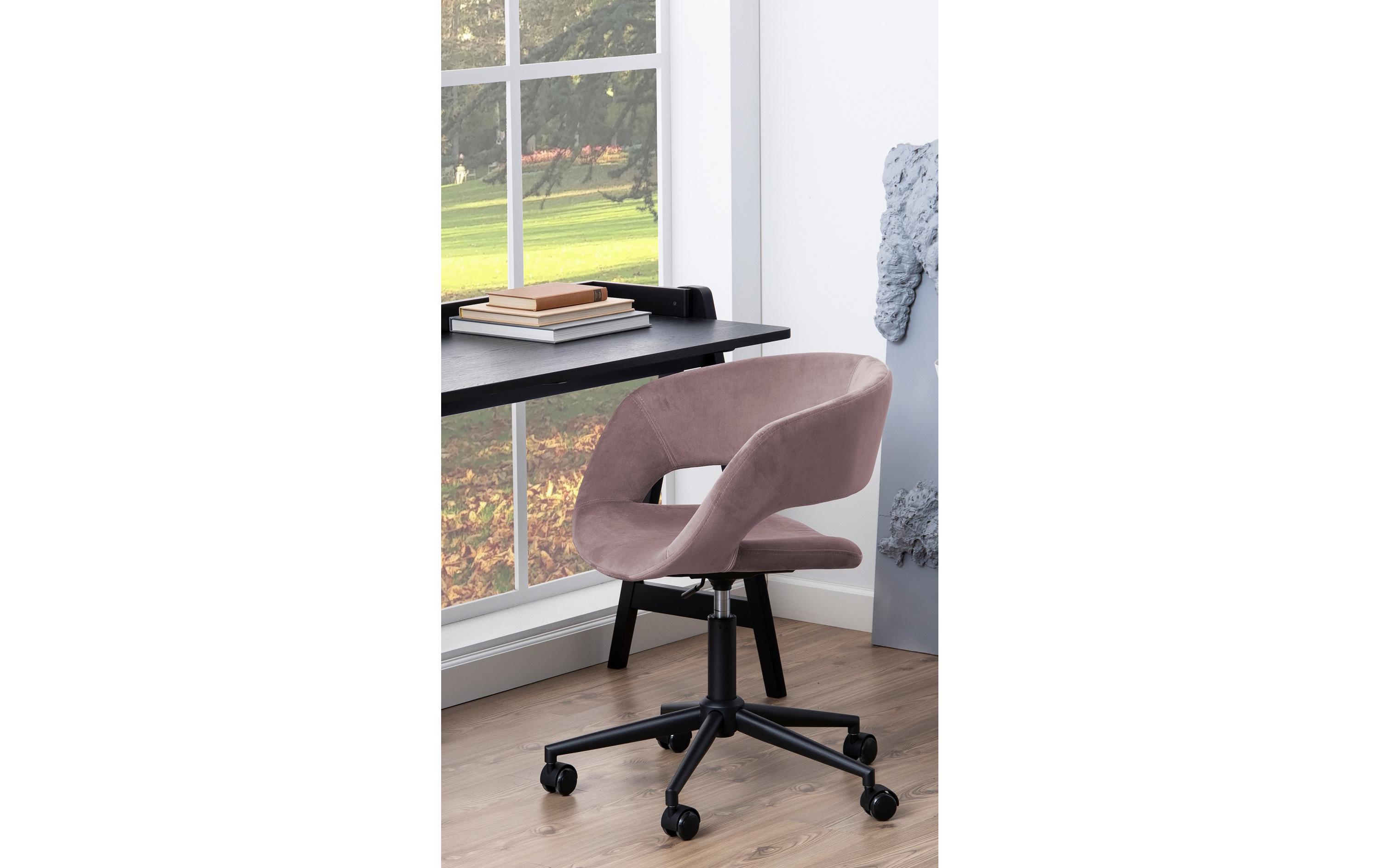 Tisch Miso, Schwarz matt<br>Schreibtisch in modernem Design