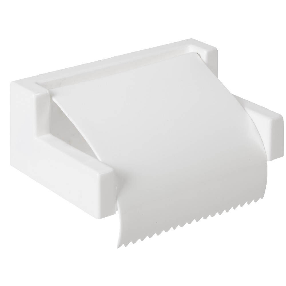 Dérouleur papier toilette blanc