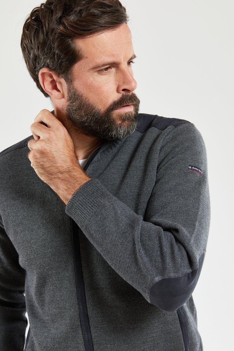 Cardigan - maille haute densité