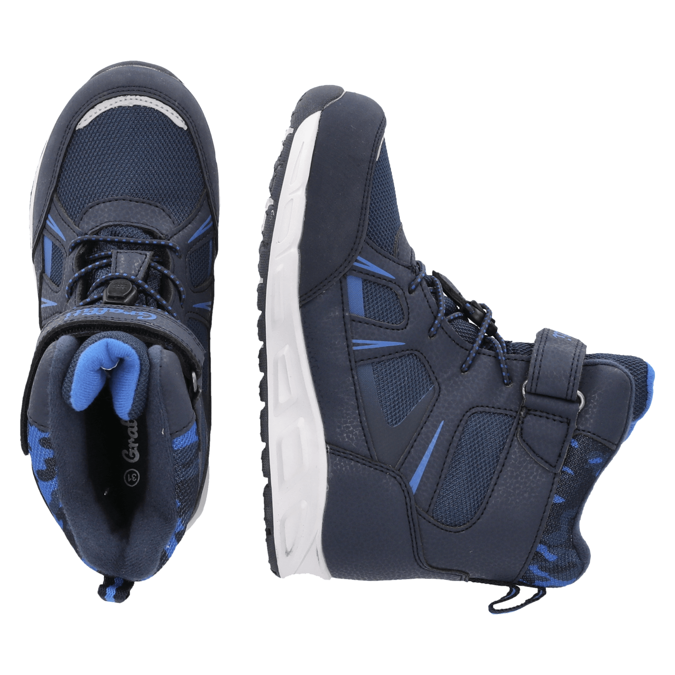 Graffiti Clementan Kids Boot WP W/lights - Fritids og motesko