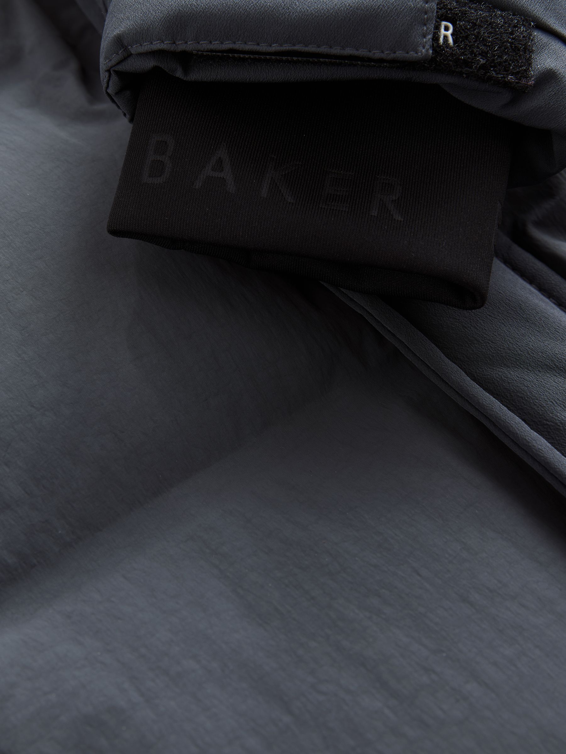 Antraciet - Baker By Ted Baker regenbestendige gewateerde lange jas