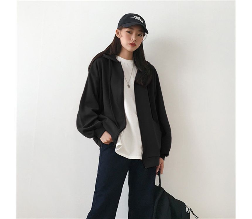 Cossita - Effen oversized capuchonjack