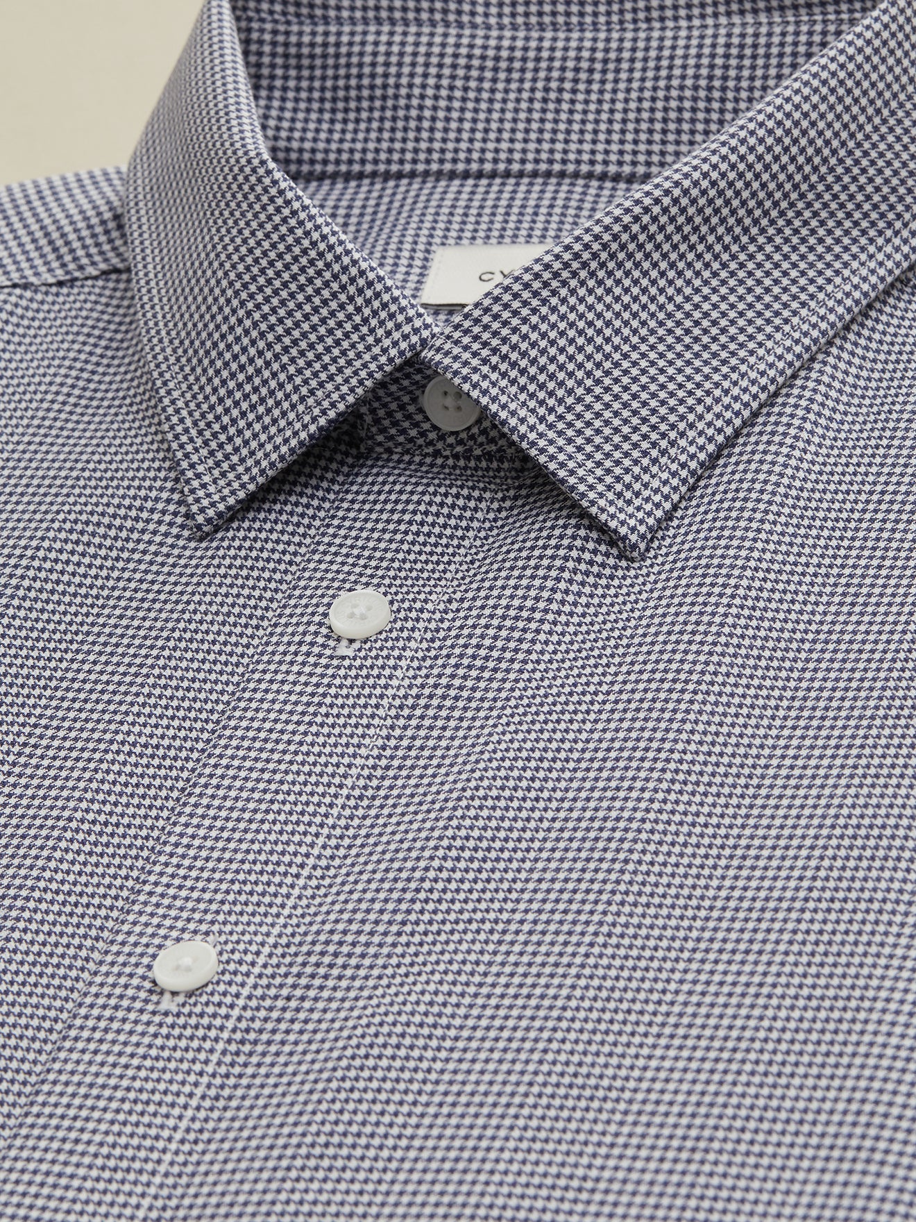 Chemise motif pied-de-puce slim fit homme non iron