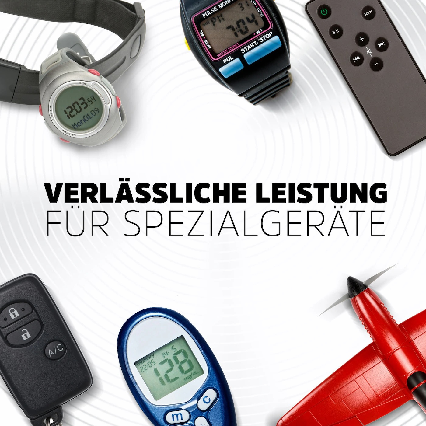 (4er Set) 1.5V Alkaline Knopfzelle Batterie LR44 A76 (E300141403)