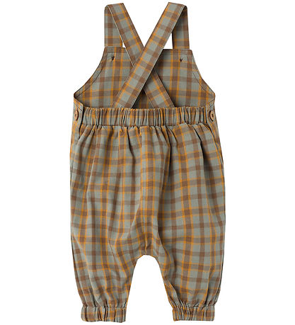 Lil' Atelier Latzhosen - NbmTeo - Agave Green
