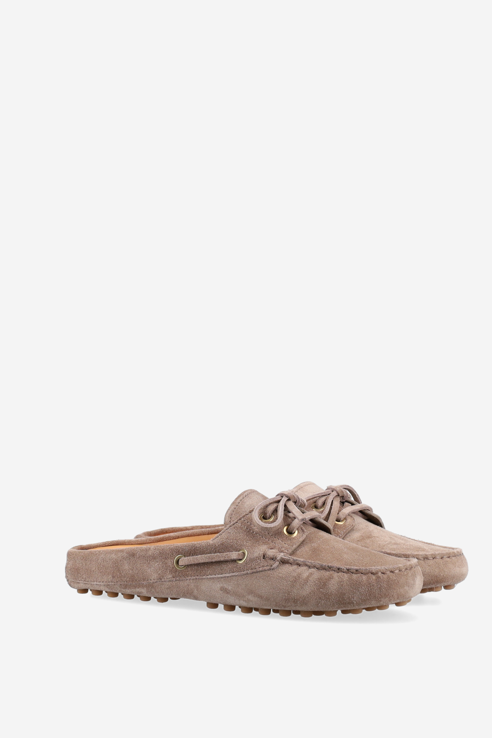 Gommino suede loafers