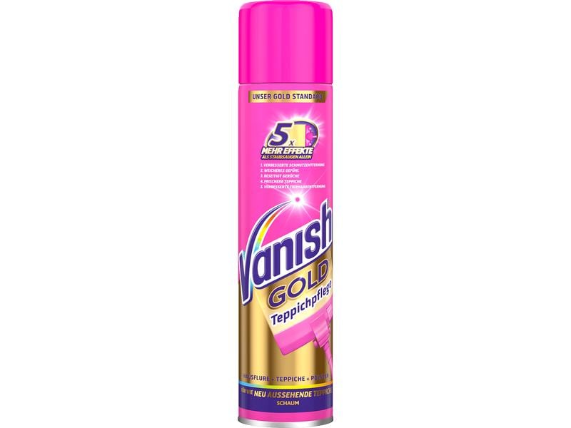 Vanish Teppich- & Polsterpflege Schaum 650 ml Intensive Reinigung und Pflege für Teppiche