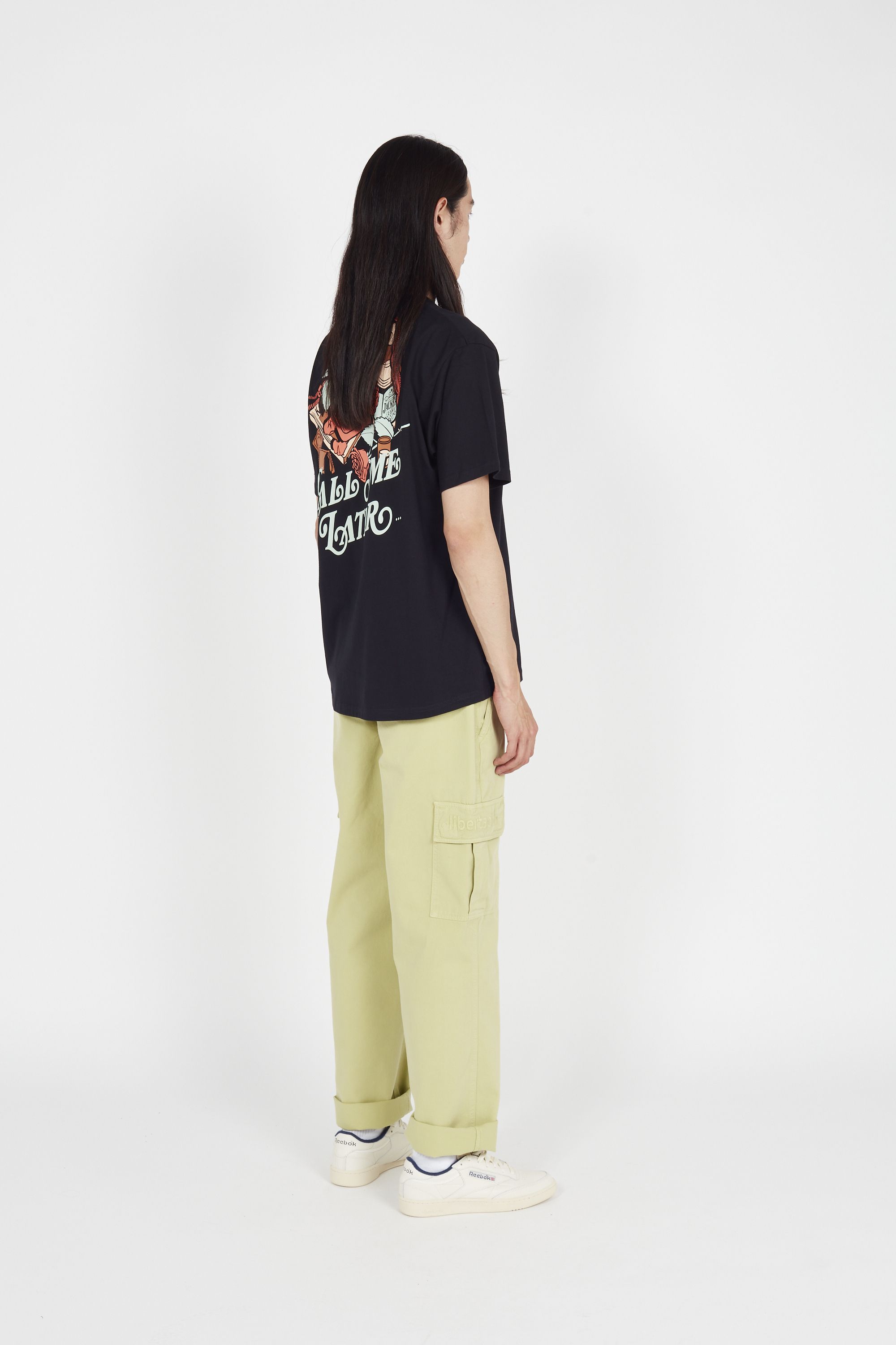 JACKER T-shirt Call Me Later Noir
