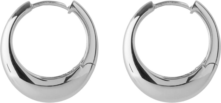 Pernille Corydon Jewellery Globe Huggies size 20 mm