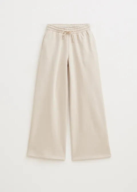 Wide leg sweatpants zand (ZND.L)