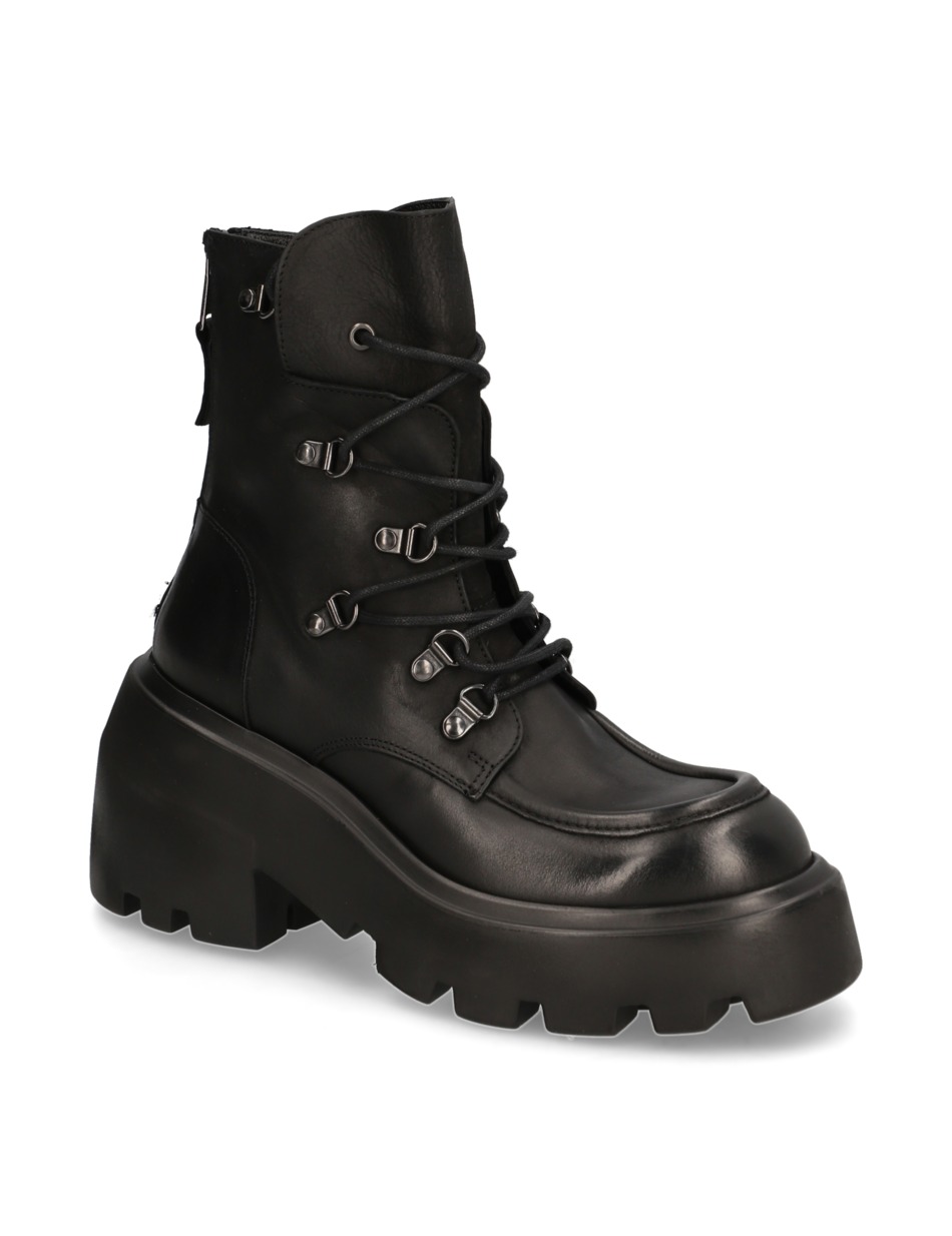 Glattleder Schnürboot