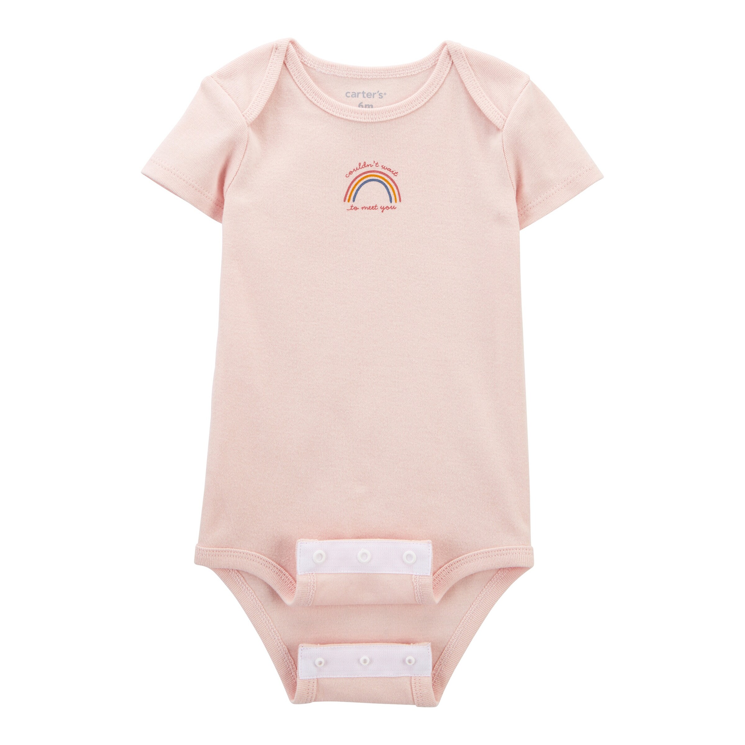 Carter's Body kurzarm Regenbogen rosa