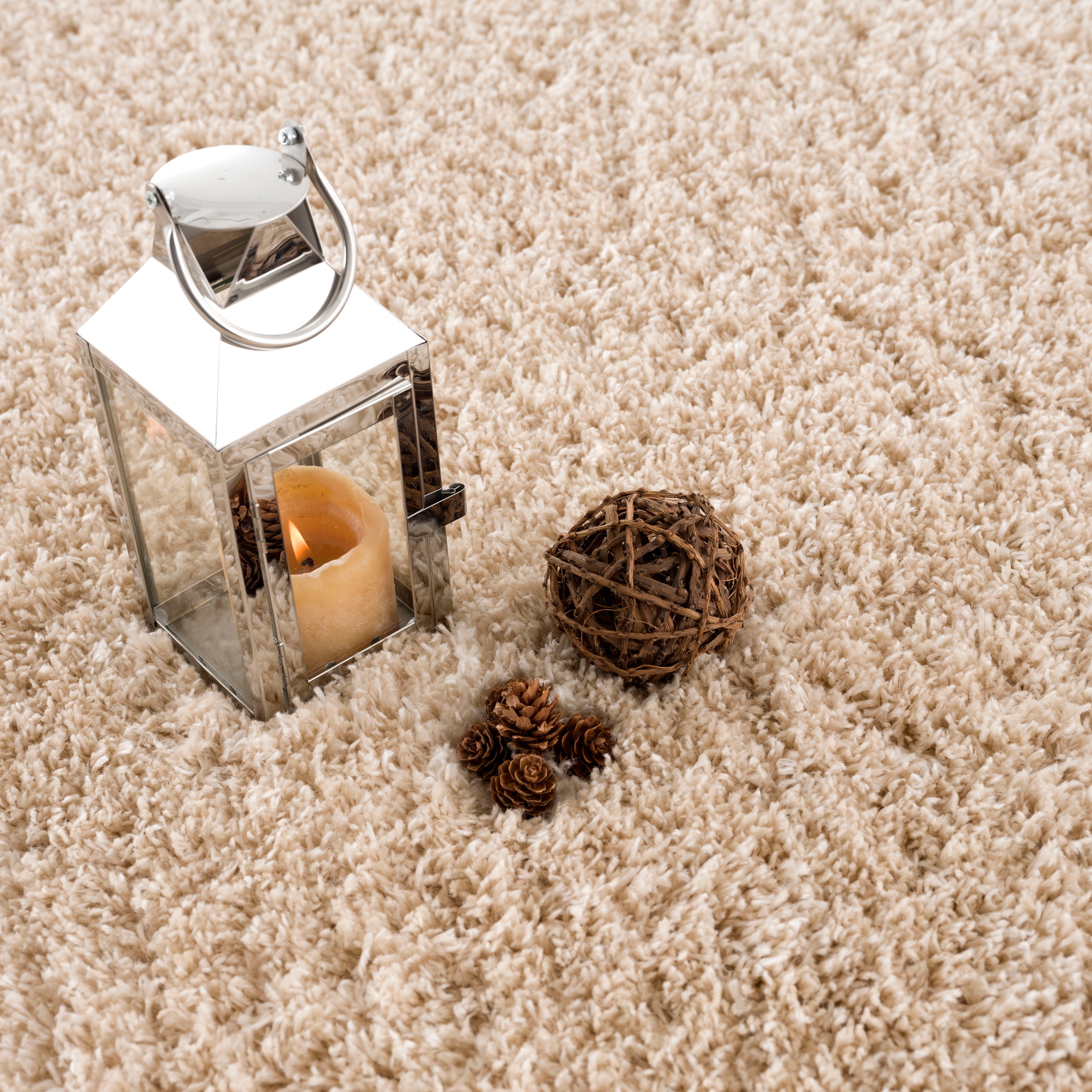 Sanat Hochflor-Teppich »Porto« rechteckig 45 mm Höhe Wohnzimmer, Langflor, Shaggy , auch als Läufer
