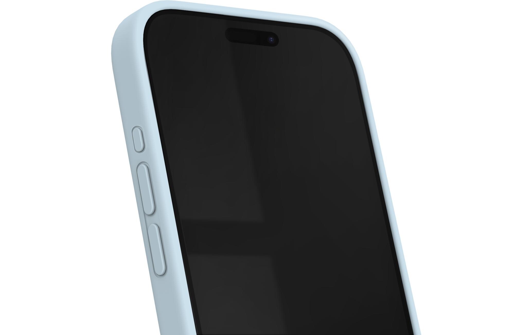 Silicone iPhone 15 Pro Light BlueSilikon-Backcover für das Apple iPhone 15 Pro