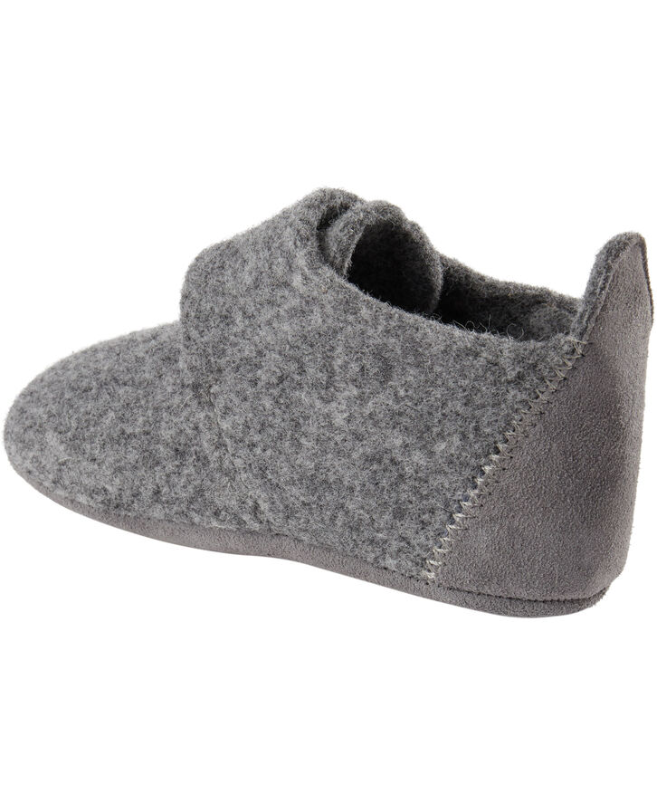 Bisgaard Hjemmesko - wool star Grå