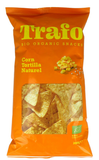 Trafo Corn Tortilla Naturel Chips  Bio 200GR