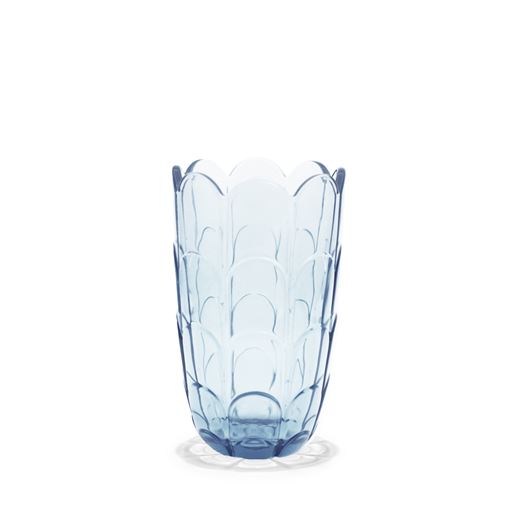 Holmegaard Lily Vase, Blue Iris