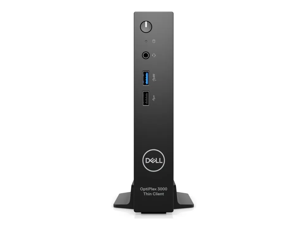 Dell OptiPlex 3000 Thin Client - Tynd klient - DTS 1 x Pentium Silver N6005 / op til 3.3 GHz - RAM 8 GB - SSD 256 GB - NVMe, Class 35, flash - eMMC 64 GB - UHD Graphics - IEEE 802.11ax (Wi-Fi 6E), Bluetooth, Gigabit Ethernet - Win 10 IoT Enterprise 2
