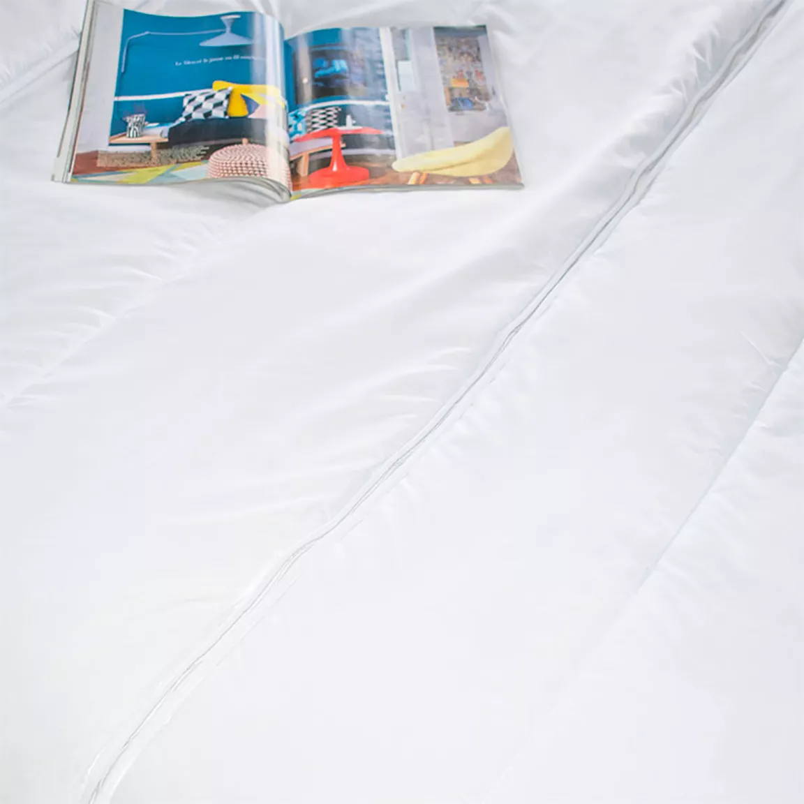 Couette Chaude (240 x 220 cm) Segmentable Blanche