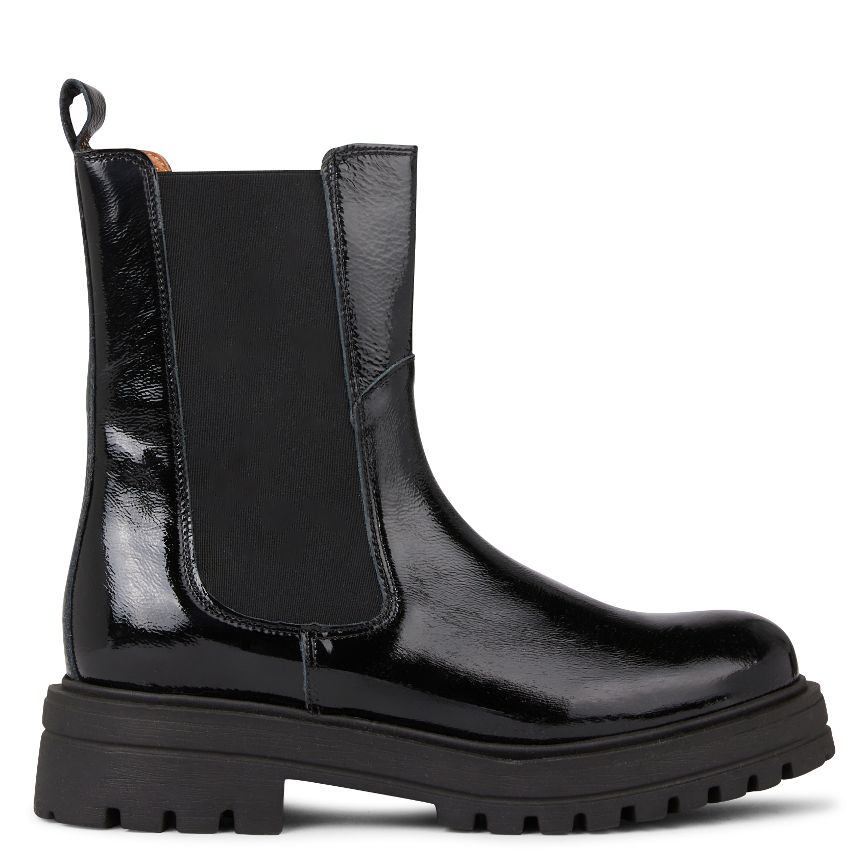 BRIDGET - Bottines en cuir velours | Noir