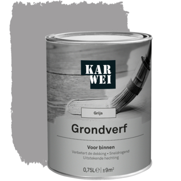 KARWEI grondverf voor binnen grijs 750 ml