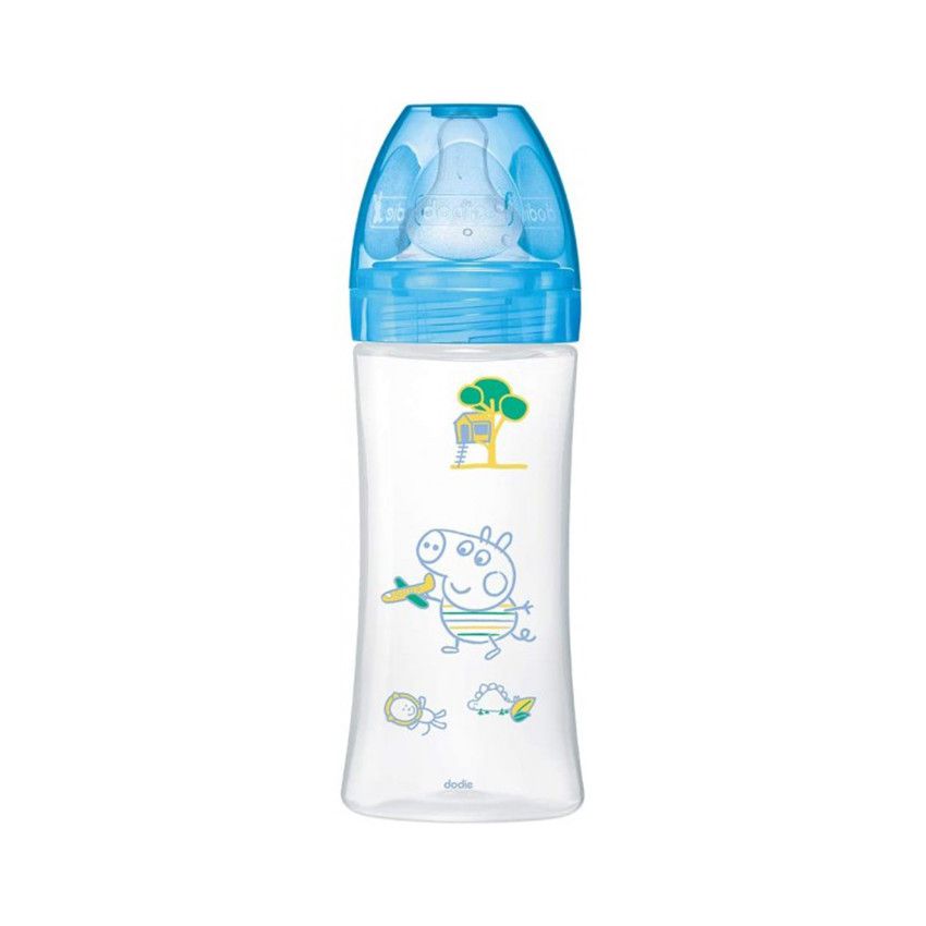 Biberon anti-coliques +6 mois 330ml George - Ecru