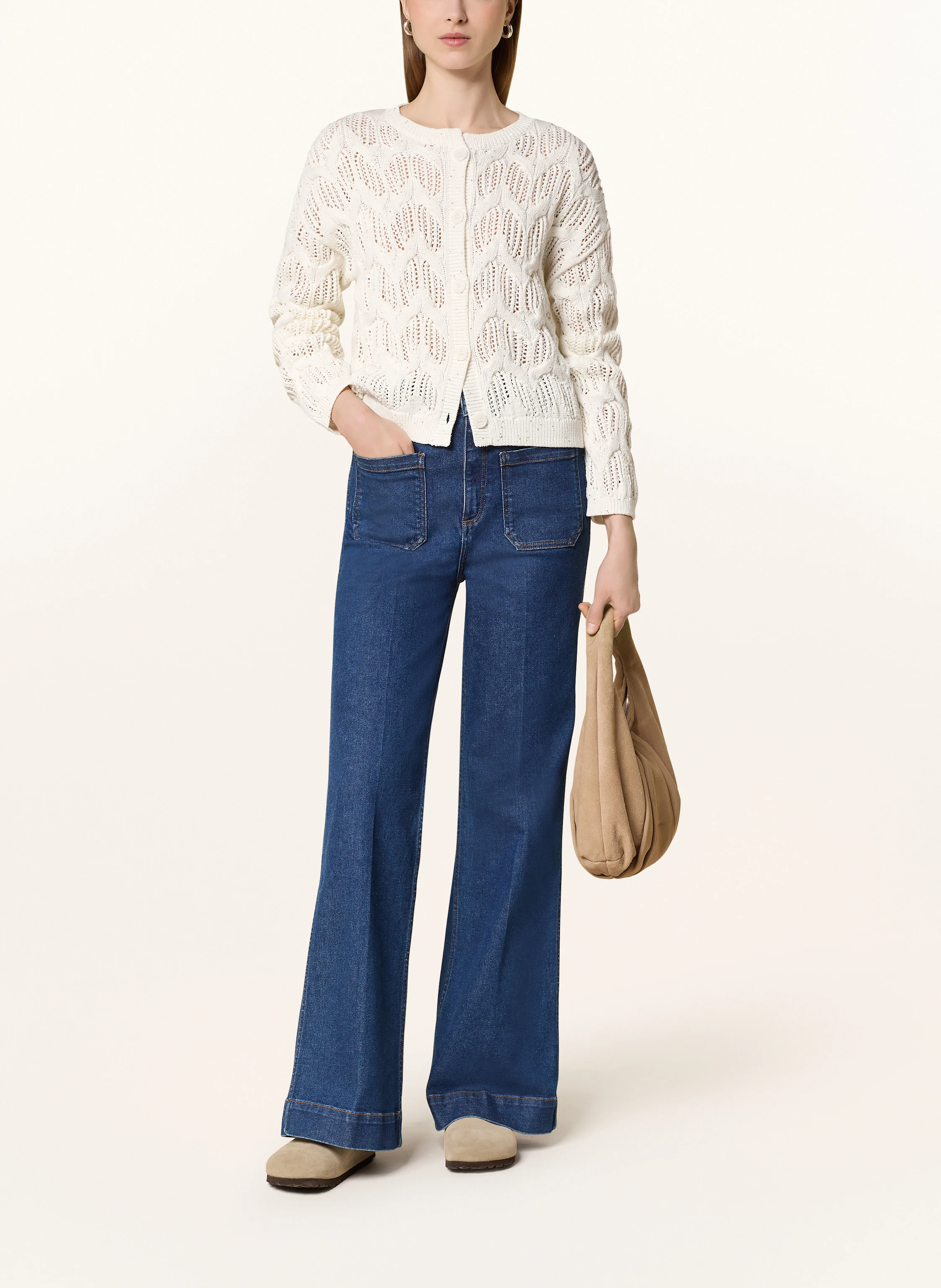 darling harbour Strickjacke mit Pailletten