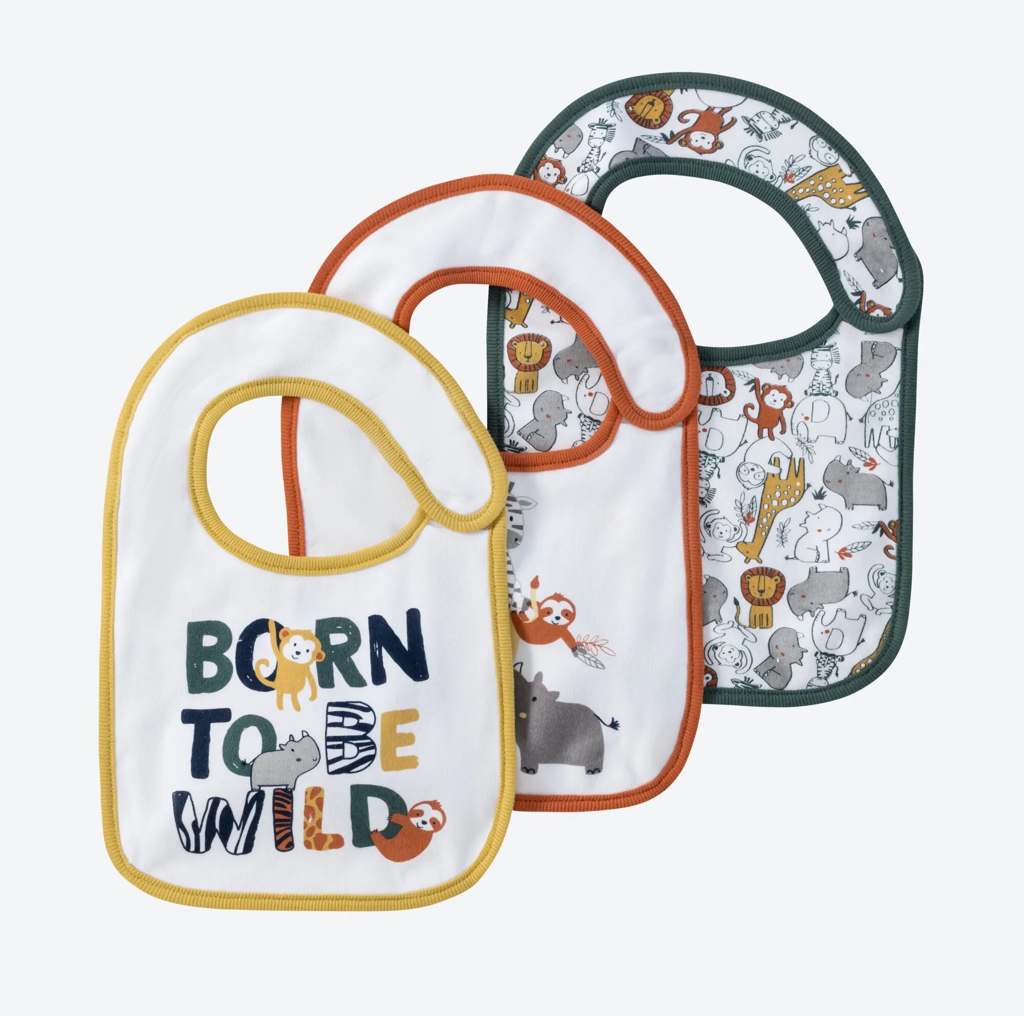 Baby-Jungen-Lätzchen, 3er-Pack