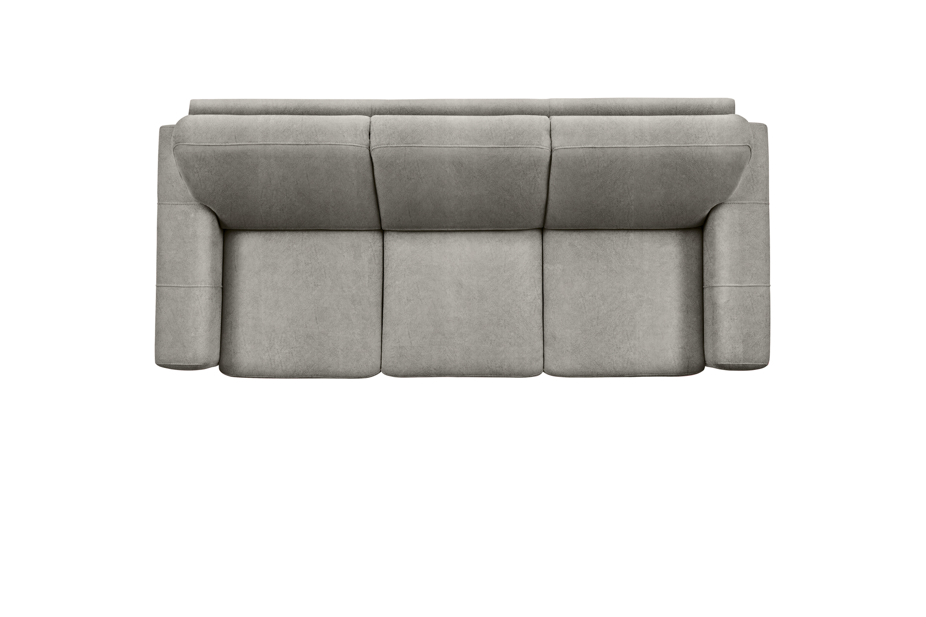 polsterpower 3-Sitzer-Sofa - Saddle alu - Basismodell
