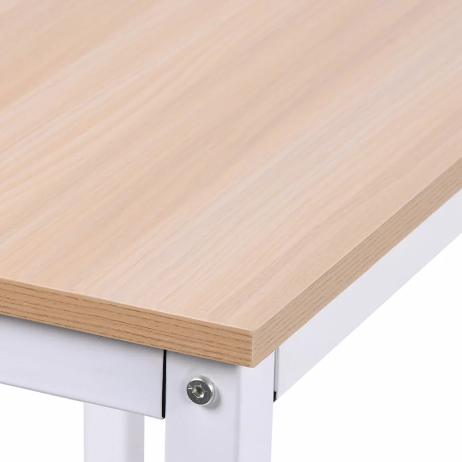 HOMCOM Winkelschreibtisch natur