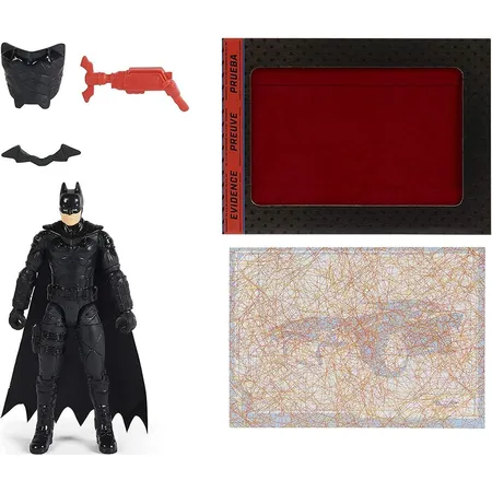 Spin Master Batman Actionfigur (10 cm) mit Zubehör, 1 Packung, 3-fach sortiert