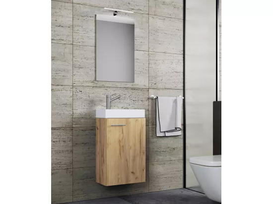 3pcs lavabo lavabo Slito miroir