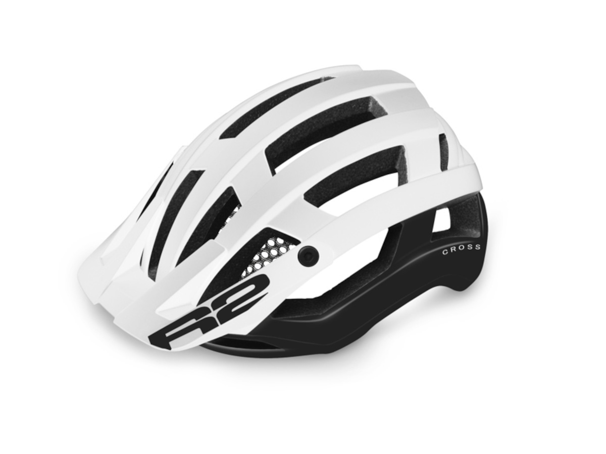 R2 Cross White fietshelm - Maat S