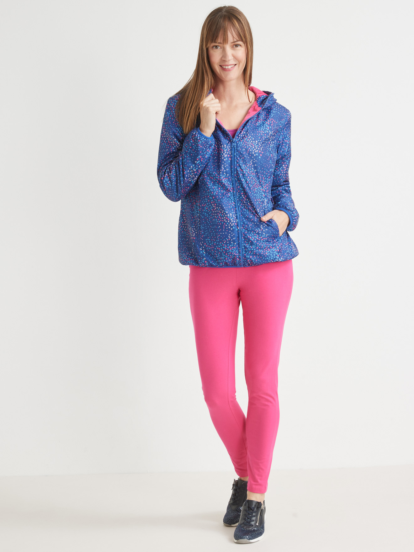 Lot de 2 leggings en jersey