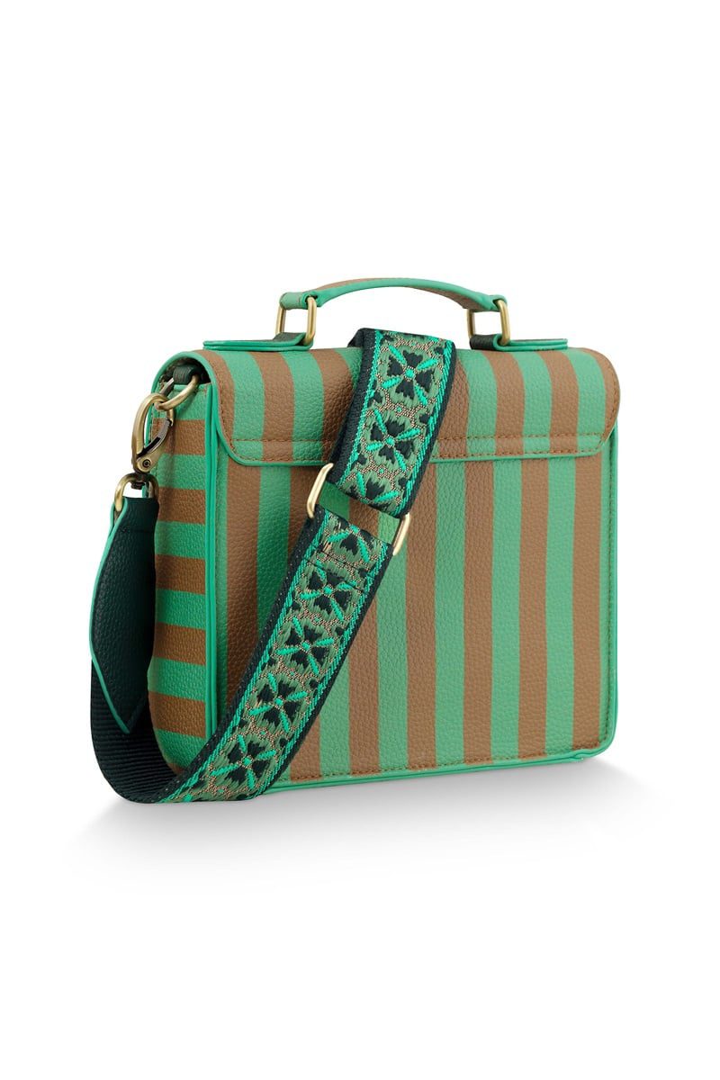 Pip Studio Frances Cross Body Bag Small Stripe Green